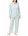 Sanrio Women's Blue Pajama Set Long Sleeve Shirt Hangyodon & Cinnamoroll- Japan Figure Store - #1 Bring To You The Best Japanese Goods