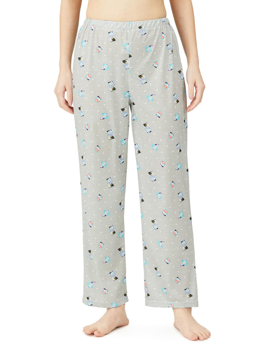 Sanrio Women's Gray Pajama Set Long Sleeve Hangyodon Cinnamoroll Roomwear- Japan Figure Store - #1 Bring To You The Best Japanese Goods