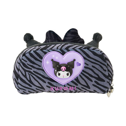 Sanrio Kuromi Monotone Animal Pencil Case Polyester Pu Durable Design
