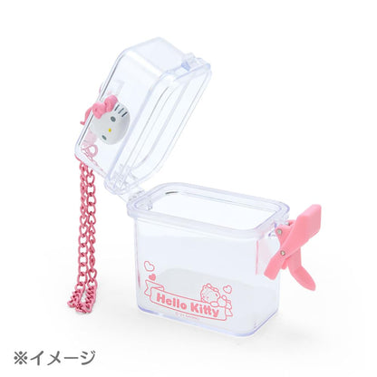 Sanrio Pitatto Friends Mini Clear Case Kuromi Dress-Up 8x8x4 Cm- Japan Figure Store - #1 Bring To You The Best Japanese Goods