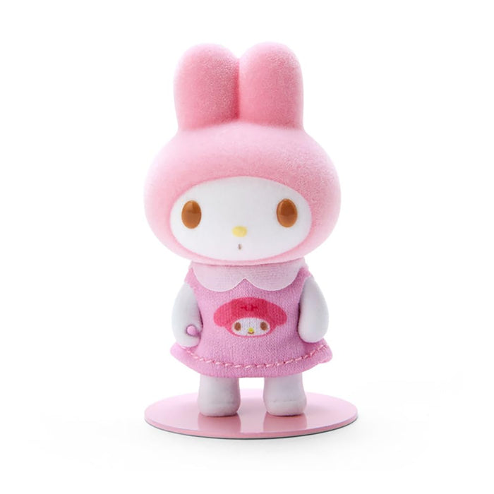 Sanrio My Melody Mini Flocky Dress-Up Doll Pitatto Friends Series 6.8x3.6x3cm 604208- Japan Figure Store - #1 Bring To You The Best Japanese Goods