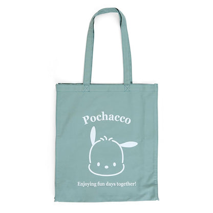Sanrio Pochacco Cotton Tote Bag 40x36x10cm Perfect Handbag with Cute Character- Japan Figure Store - #1 Bring To You The Best Japanese Goods