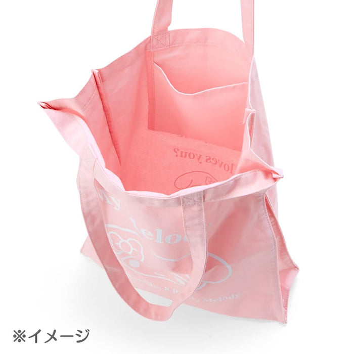 Sanrio Pochacco Cotton Tote Bag 40x36x10cm Perfect Handbag with Cute Character- Japan Figure Store - #1 Bring To You The Best Japanese Goods