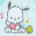 Sanrio Pochacco Imabari Bath Towel Dots Pattern 422487- Japan Figure Store - #1 Bring To You The Best Japanese Goods