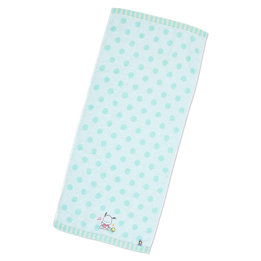 Sanrio Pochacco Imabari Dots Face Towel High Quality Cotton- Japan Figure Store - #1 Bring To You The Best Japanese Goods