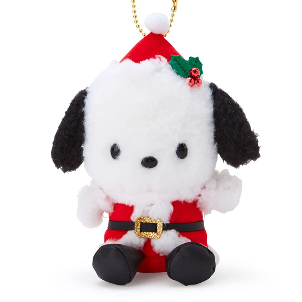 Sanrio Pochacco Mascot Holder Christmas 2021 Holiday Edition 258521- Japan Figure Store - #1 Bring To You The Best Japanese Goods