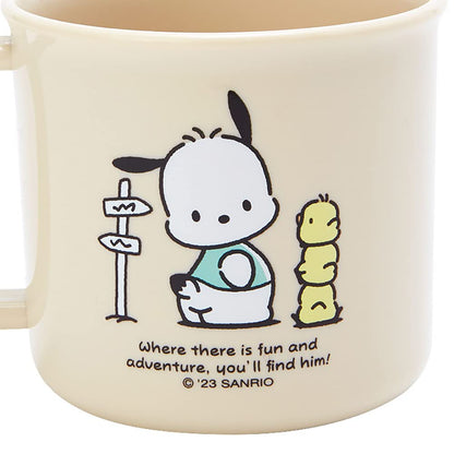 Sanrio Pochacco Kids Plastic Cup 742686 Durable and Cute Design- Japan Figure Store - #1 Bring To You The Best Japanese Goods