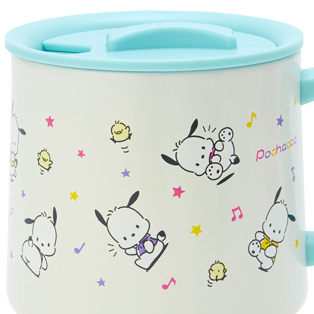 Sanrio Pochacco Stainless Steel Mug With Lid - Durable & Stylish- Japan Figure Store - #1 Bring To You The Best Japanese Goods