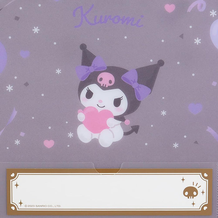 Sanrio Kuromi Pocket File 20x28cm Office Organizer- Japan Figure Store - #1 Bring To You The Best Japanese Goods