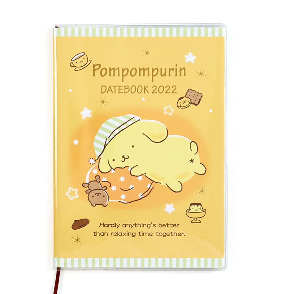 Sanrio Pompompurin B6 Date Book 2022 Planner 749699- Japan Figure Store - #1 Bring To You The Best Japanese Goods