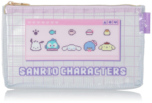 Sanrio Purple Clear PVC Makeup Pouch for Women and Girls- Japan Figure Store - #1 Bring To You The Best Japanese Goods