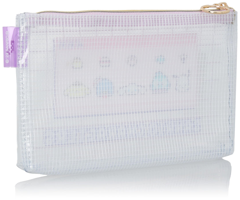 Sanrio Purple Clear PVC Makeup Pouch for Women and Girls- Japan Figure Store - #1 Bring To You The Best Japanese Goods