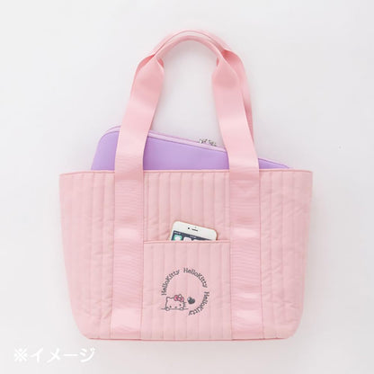 Sanrio Quilted Tote Bag M Pochacco 46x12.5x28cm- Japan Figure Store - #1 Bring To You The Best Japanese Goods