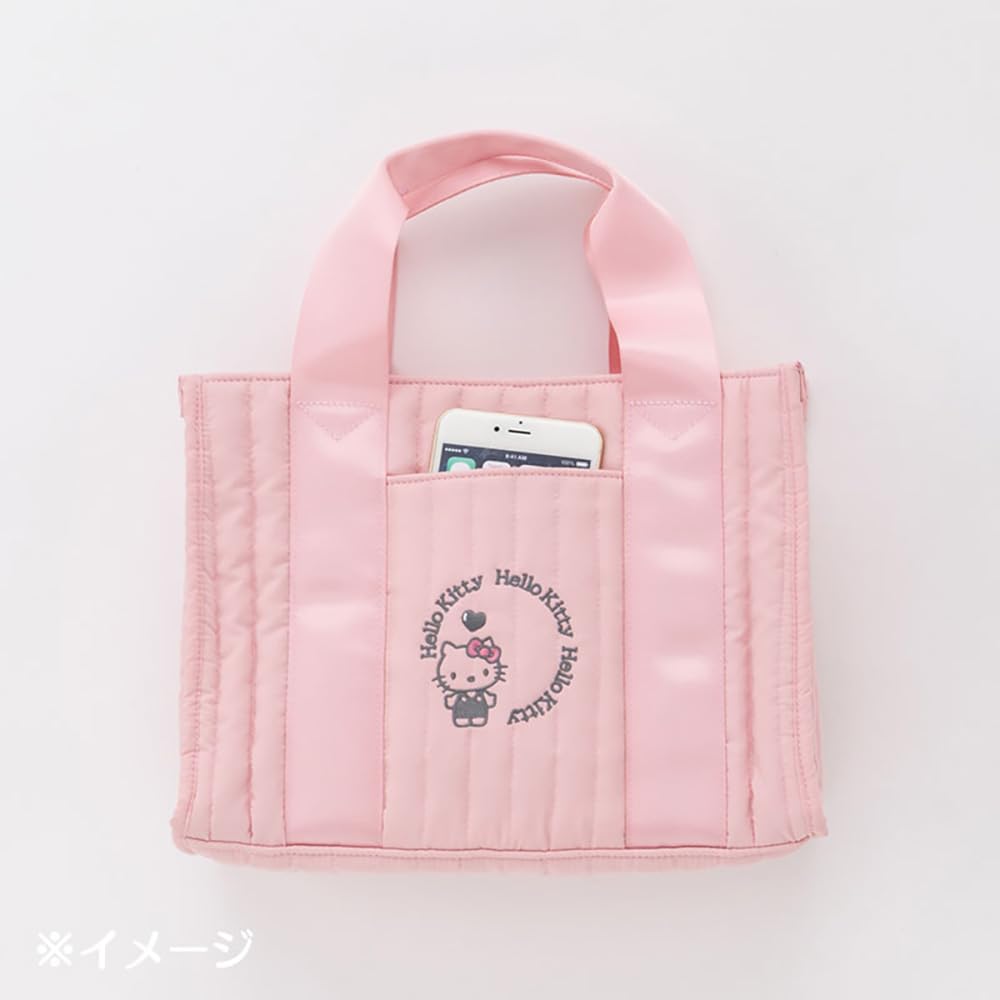 Sanrio Quilted Tote Bag Cinnamoroll 28.5 x 10 x 21 cm- Japan Figure Store - #1 Bring To You The Best Japanese Goods