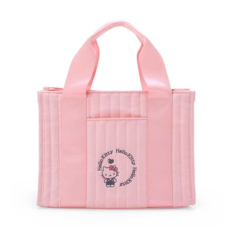 Sanrio Quilted Tote Bag S Hello Kitty 28.5x10x21 cm- Japan Figure Store - #1 Bring To You The Best Japanese Goods