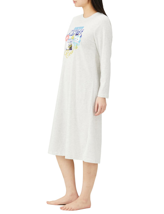 Sanrio Women's Gray Room Dress M - Cinnamoroll Hello Kitty Hangyodon- Japan Figure Store - #1 Bring To You The Best Japanese Goods