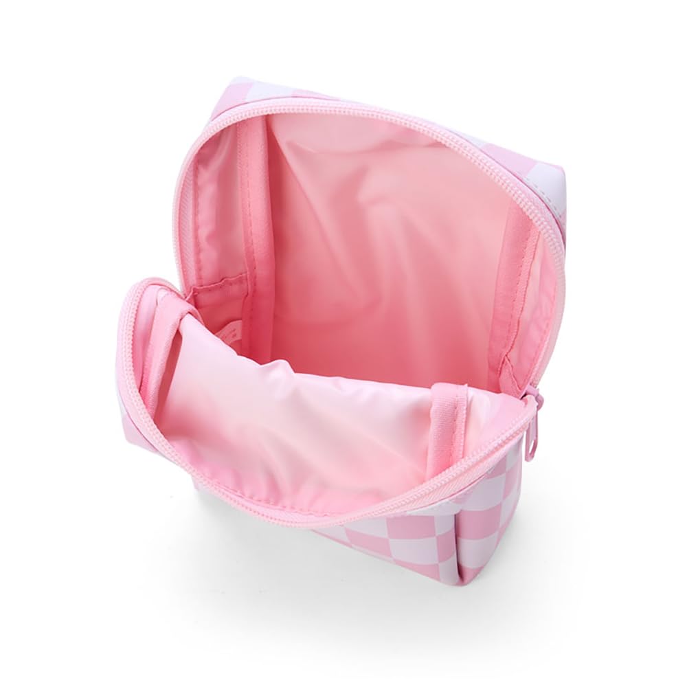 Sanrio Characters Clear Tote Bag With Shoulder Strap Pastel Checker 20x18x7 Cm- Japan Figure Store - #1 Bring To You The Best Japanese Goods