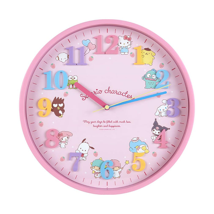 Sanrio Characters Wall Clock 29.5x29.5cm Cute Decor Clock- Japan Figure Store - #1 Bring To You The Best Japanese Goods