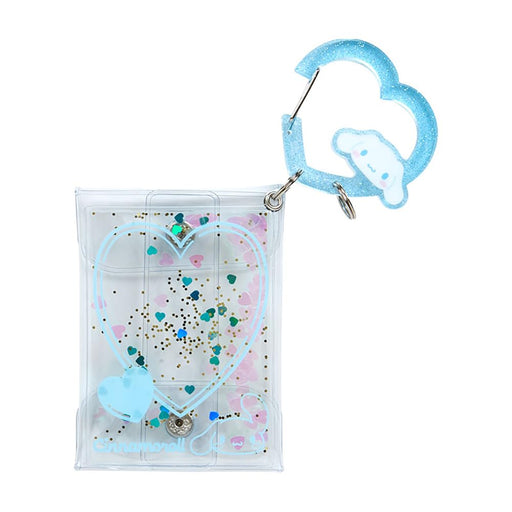 Sanrio Cinnamoroll Clear Pouch with Carabiner - Colorful Heart Series- Japan Figure Store - #1 Bring To You The Best Japanese Goods