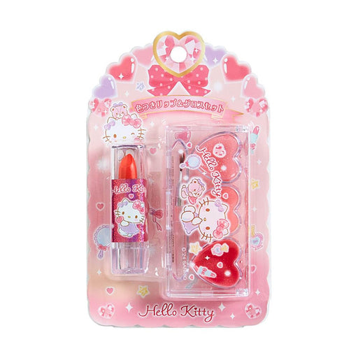 Sanrio Hello Kitty Colored Lip and Gloss Set - 844080- Japan Figure Store - #1 Bring To You The Best Japanese Goods