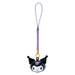 Sanrio Kuromi Brass Face-Shaped Bell Netsuke Strap String 341703- Japan Figure Store - #1 Bring To You The Best Japanese Goods