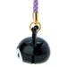 Sanrio Kuromi Brass Face-Shaped Bell Netsuke Strap String 341703- Japan Figure Store - #1 Bring To You The Best Japanese Goods