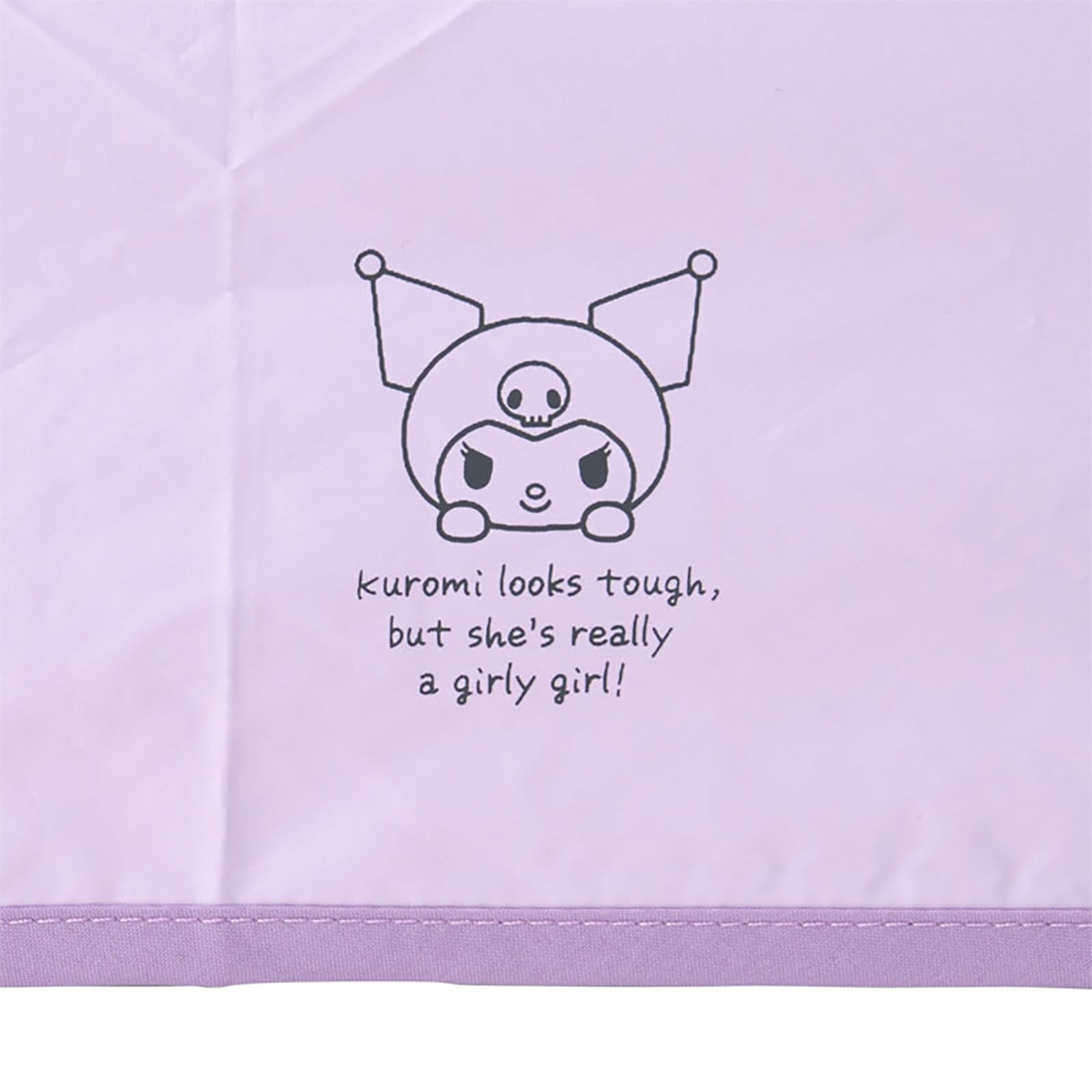 Sanrio Kuromi Folding Umbrella - UV Protection 99.9% Water Repellent