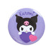 Sanrio Kuromi Mini Pouch with Badge Colorful Heart Series 3rd Edition- Japan Figure Store - #1 Bring To You The Best Japanese Goods