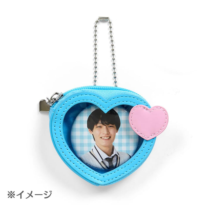 Sanrio Kuromi Mini Pouch with Badge Colorful Heart Series 3rd Edition- Japan Figure Store - #1 Bring To You The Best Japanese Goods