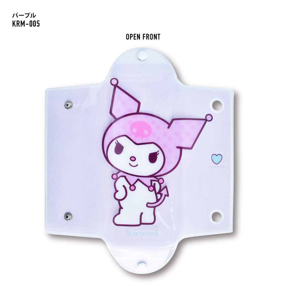 Sanrio Kuromi Purple Clear Large Pencil Case & Accessory Organizer- Japan Figure Store - #1 Bring To You The Best Japanese Goods