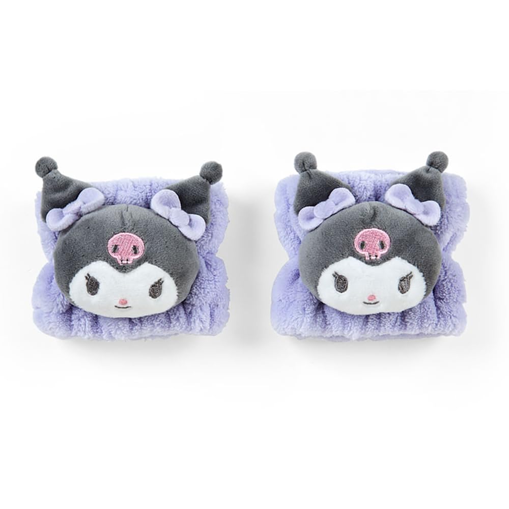 Sanrio Kuromi Microfiber Water Absorbent Wristbands 2-Piece Set- Japan Figure Store - #1 Bring To You The Best Japanese Goods