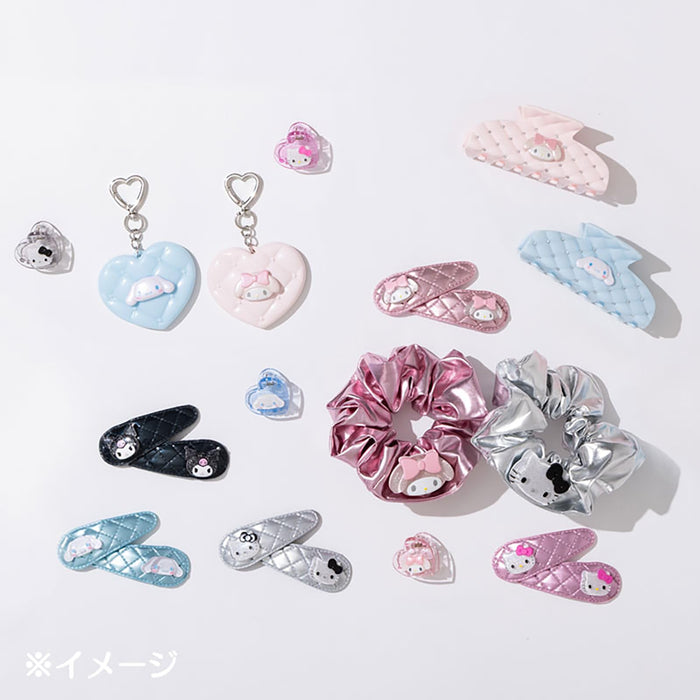Sanrio Kuromi Scrunchie for Ages 3+ - Polyester Metallic Fabric 159565
