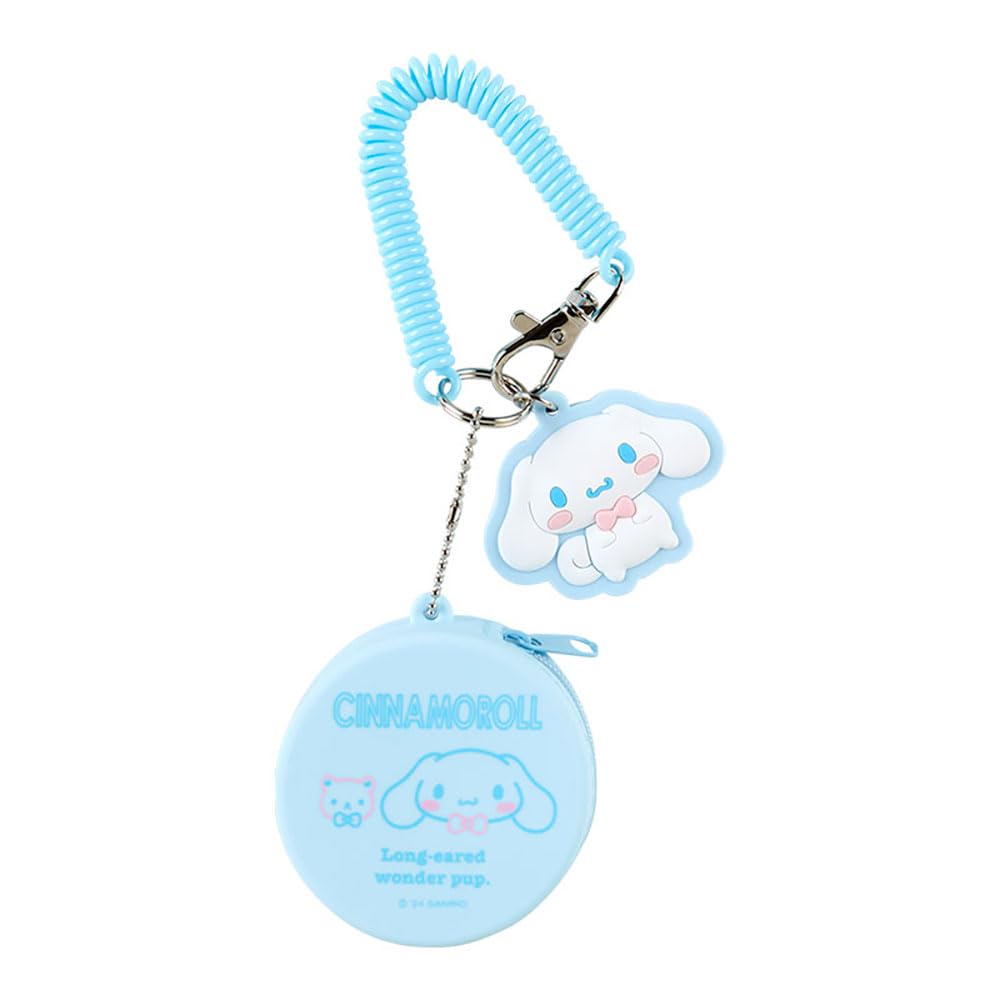Sanrio Silicone Mini Case Keychain - Cinnamoroll 6.5cm x 6.5cm x 3cm Classic- Japan Figure Store - #1 Bring To You The Best Japanese Goods