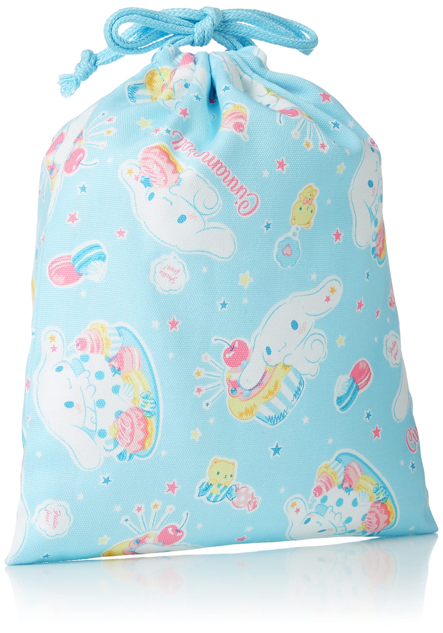 Sanrio Small Drawstring Bag for Girls Featuring Cinnamoroll- Japan Figure Store - #1 Bring To You The Best Japanese Goods