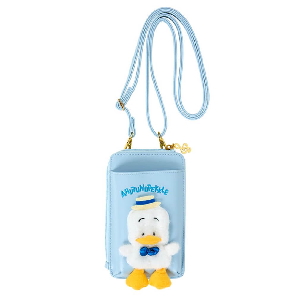 Sanrio Pekkle Duck Smartphone Shoulder Bag - Singing and Dancing in a Good Mood- Japan Figure Store - #1 Bring To You The Best Japanese Goods