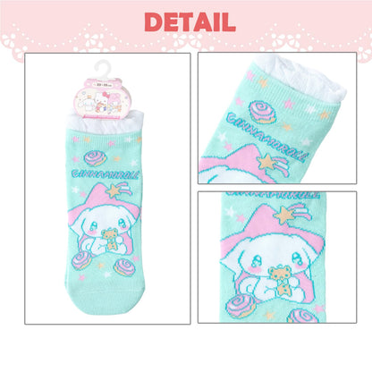 Sanrio Women's and Kids' Socks Cinnamoroll & Hello Kitty Selectable Sizes 1 Pair- Japan Figure Store - #1 Bring To You The Best Japanese Goods