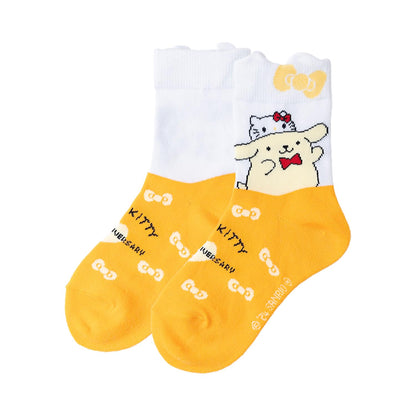 Sanrio Short Length Socks for Women and Kids - Cinnamoroll Hello Kitty My Melody- Japan Figure Store - #1 Bring To You The Best Japanese Goods