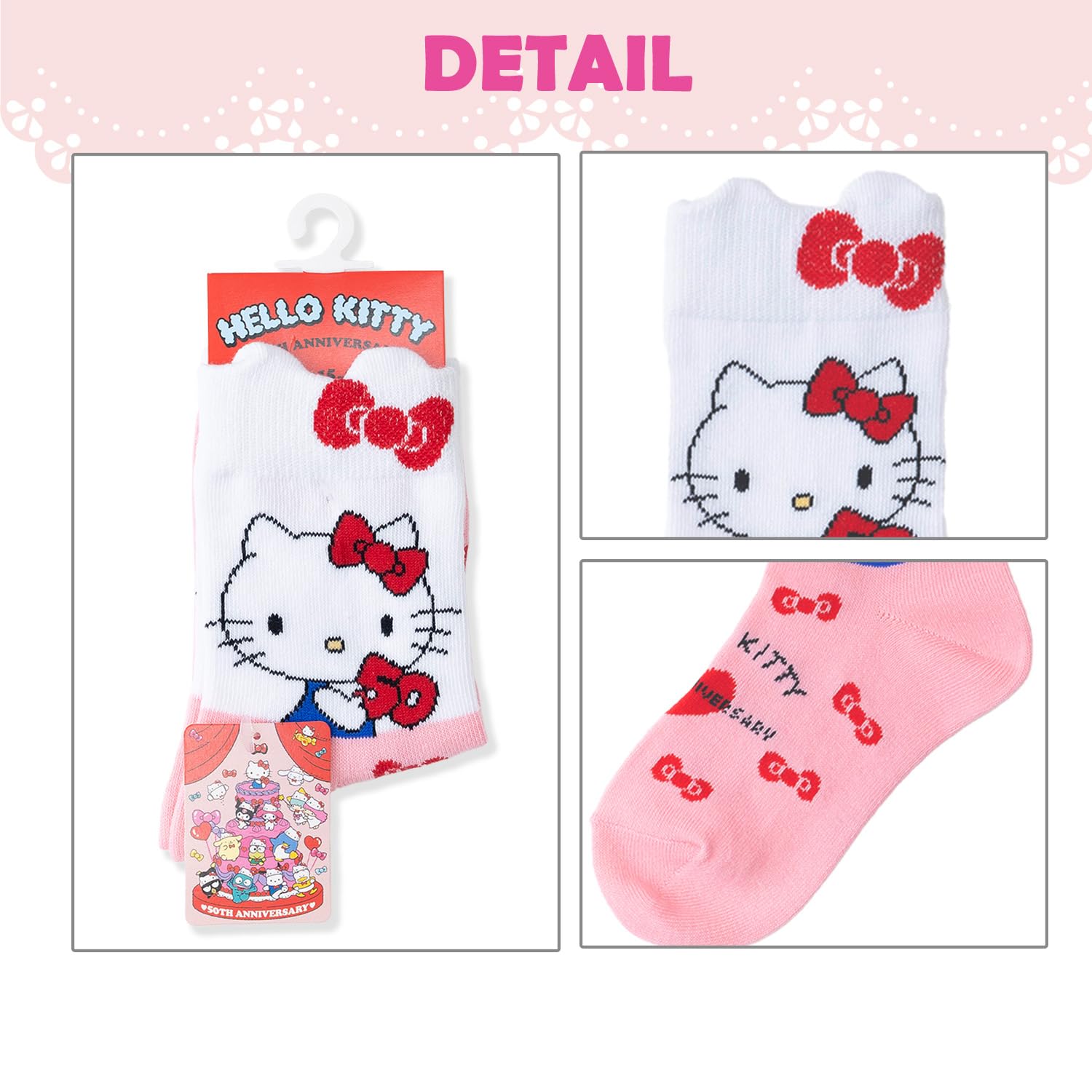 Sanrio Short Length Socks for Women and Kids - Cinnamoroll Hello Kitty My Melody- Japan Figure Store - #1 Bring To You The Best Japanese Goods