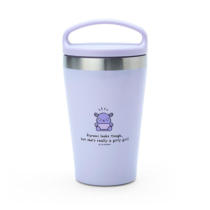 Sanrio Kuromi Stainless Steel Tumbler with Handle 16 x 8.5 cm- Japan Figure Store - #1 Bring To You The Best Japanese Goods
