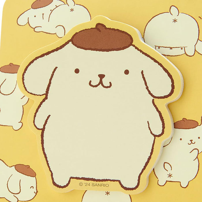 Sanrio Sticky Note Memo Set Pompompurin Character 10x9.5x0.4 cm- Japan Figure Store - #1 Bring To You The Best Japanese Goods