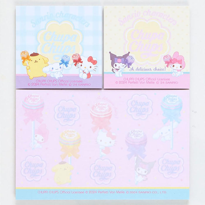 Sanrio Sticky Notes Chupa Chups Edition 2 - 14x11.5cm Sanrio Characters- Japan Figure Store - #1 Bring To You The Best Japanese Goods