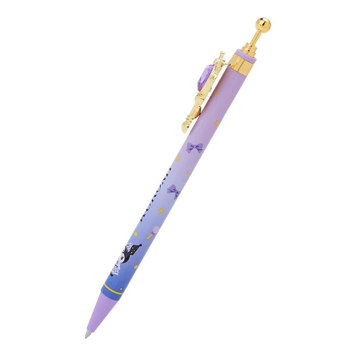 Sanrio Kuromi Stone Ballpoint Pen - Black Ink - I&#39;ll Make You Love Me Even More- Japan Figure Store - #1 Bring To You The Best Japanese Goods