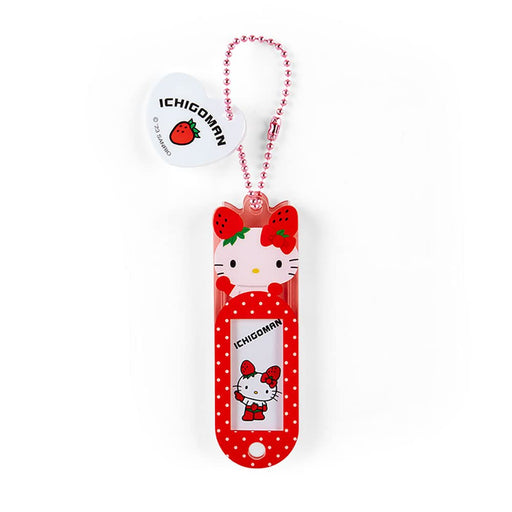 Sanrio Strawberry Man Name Tag ID Badge Holder 982997- Japan Figure Store - #1 Bring To You The Best Japanese Goods