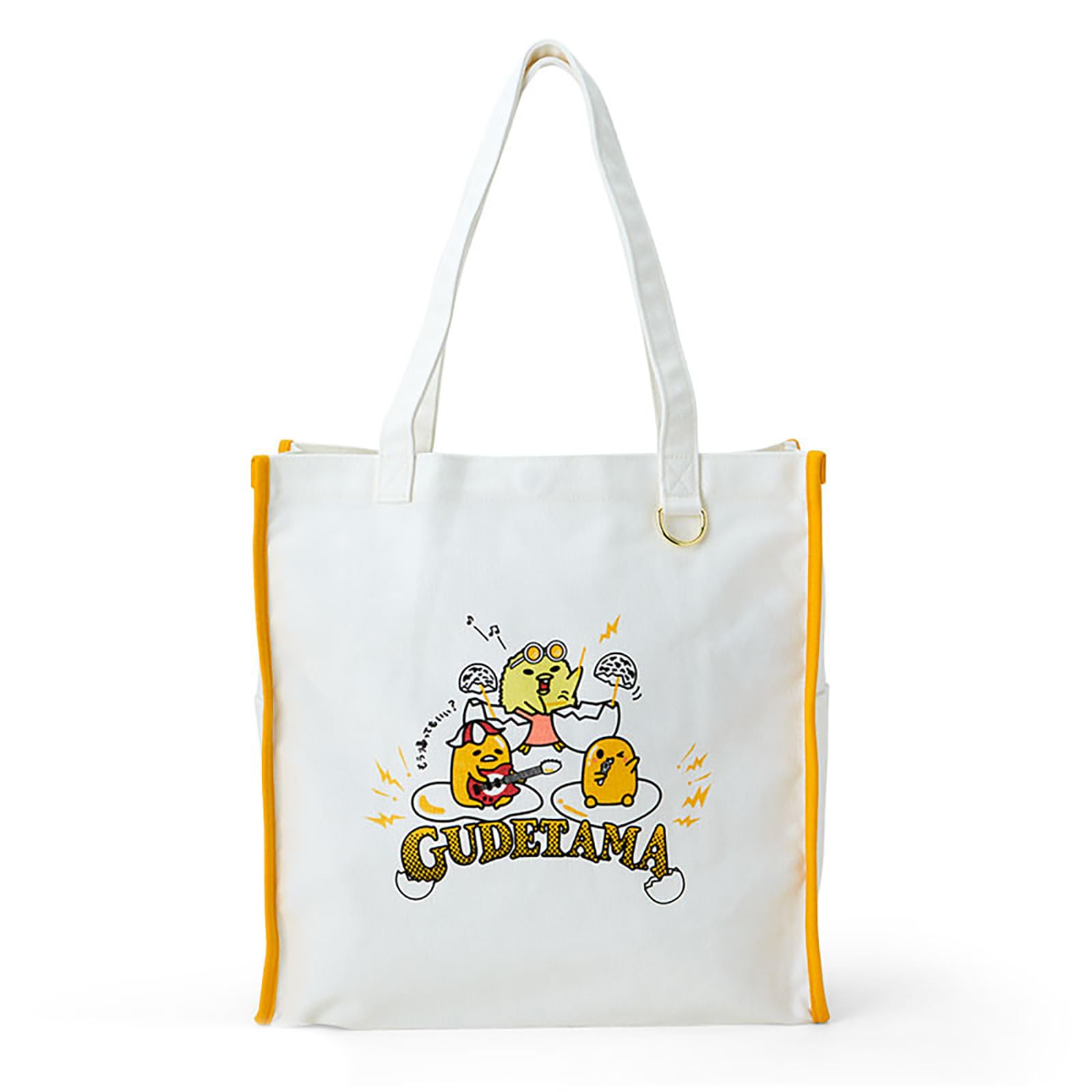 Sanrio Gudetama Festival Design Tote Bag - Stylish and Durable- Japan Figure Store - #1 Bring To You The Best Japanese Goods