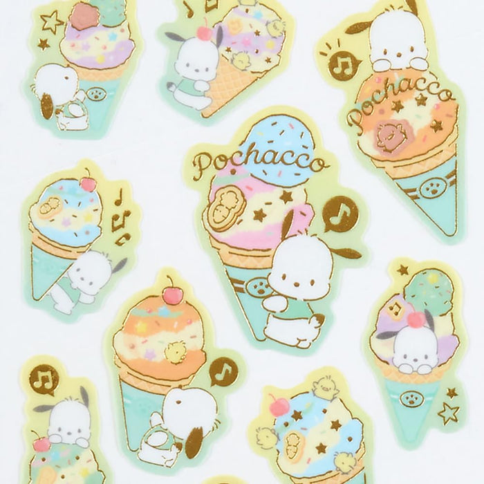 Sanrio Tracing Paper Stickers Ice Party Pochacco Fun Pack 327549- Japan Figure Store - #1 Bring To You The Best Japanese Goods