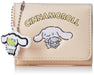 Sanrio Beige Tri-Fold Wallet for Women with Sanrio Characters Cnm-Wlt04- Japan Figure Store - #1 Bring To You The Best Japanese Goods