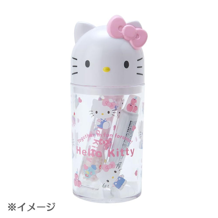 Sanrio Tuxedo Sam Toothbrush and Cup Set 12x7x5 cm Kids Oral Hygiene- Japan Figure Store - #1 Bring To You The Best Japanese Goods