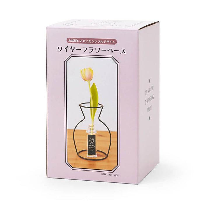Sanrio Wire Flower Vase Hello Kitty Decorative Holder 634042- Japan Figure Store - #1 Bring To You The Best Japanese Goods
