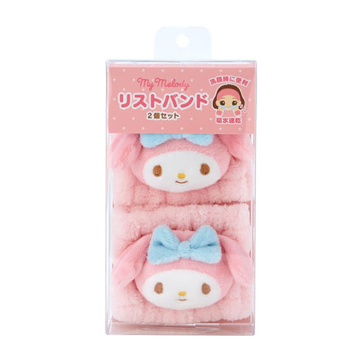 Sanrio My Melody Wristband Set 2-Piece Microfiber Water Absorbent Face Wash- Japan Figure Store - #1 Bring To You The Best Japanese Goods