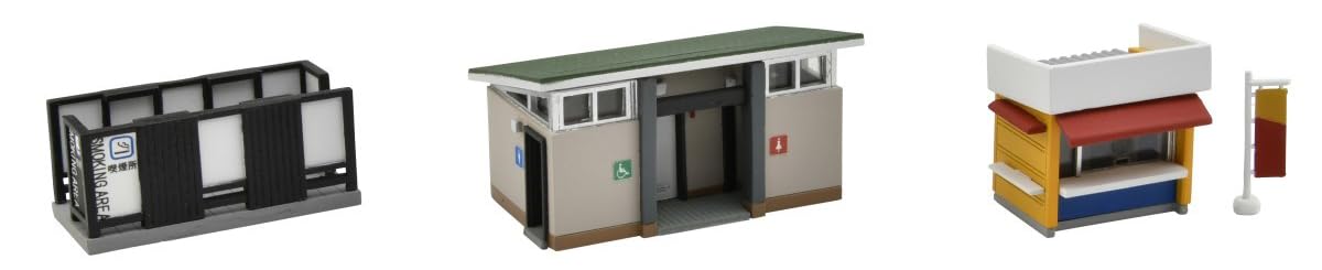Tomytec Scenery Accessories: Station Front Scene Set A Diorama Supplies- Japan Figure Store - #1 Bring To You The Best Japanese Goods